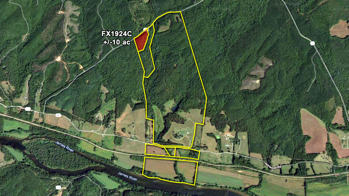 james river valley va nelson hill farm union wingina historic location tranzon acres norwood acre
