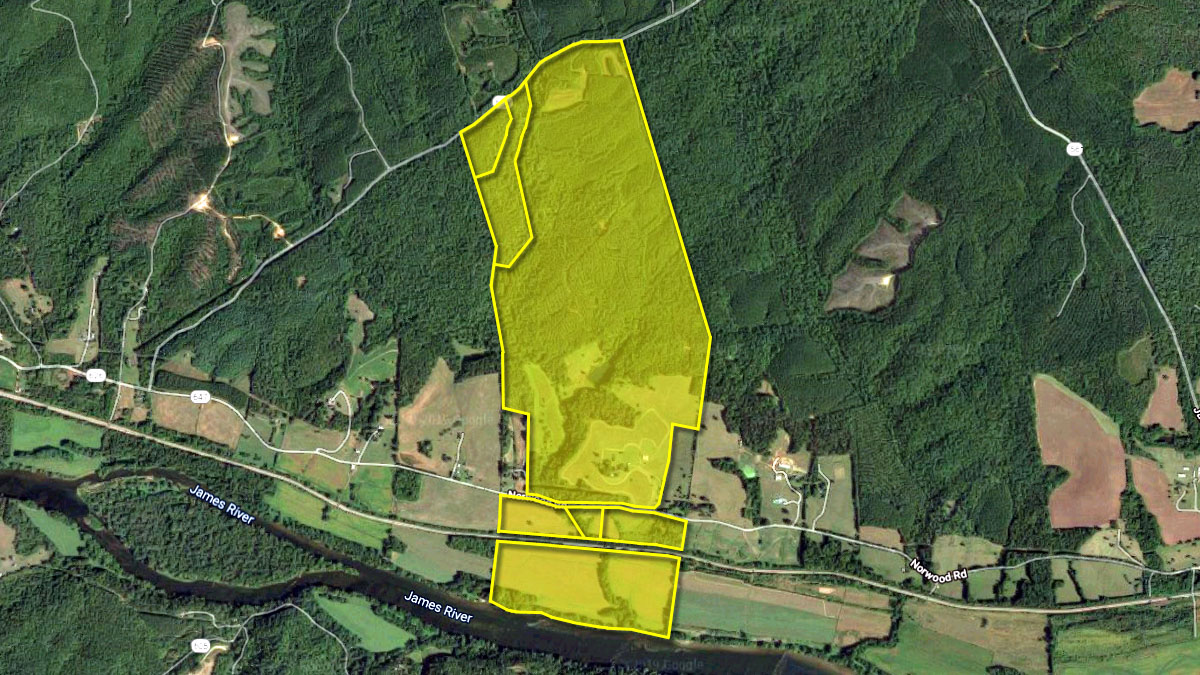 451+ acre Historic Union Hill Farm in James River Valley FX1924F