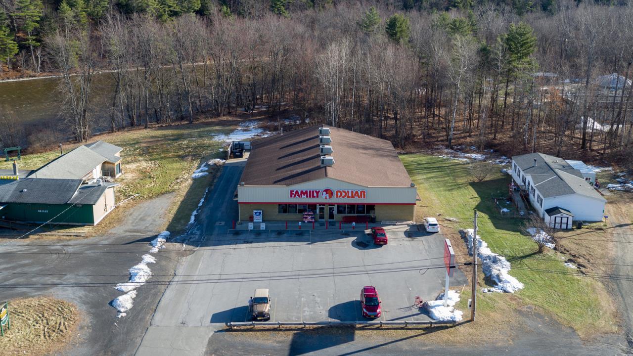 SOLD at auction Offered w/o Reserve Single Tenant NNN Family Dollar Site Keeseville, NY