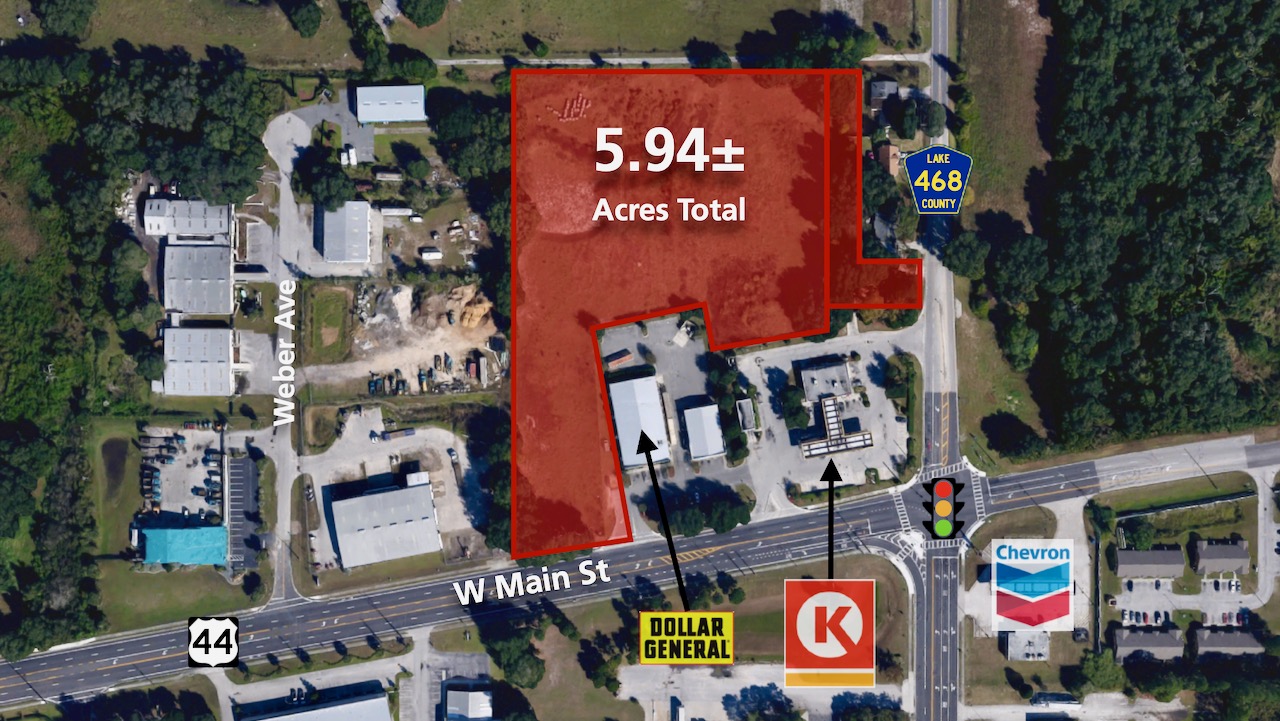 SOLD at auction 5.94± Acres Commercial near The Villages Leesburg, FL