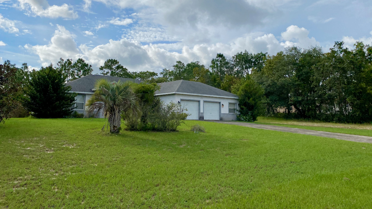 SOLD at auction 3BR/2BA on 1± AC in Pine Ridge Beverly Hills, FL