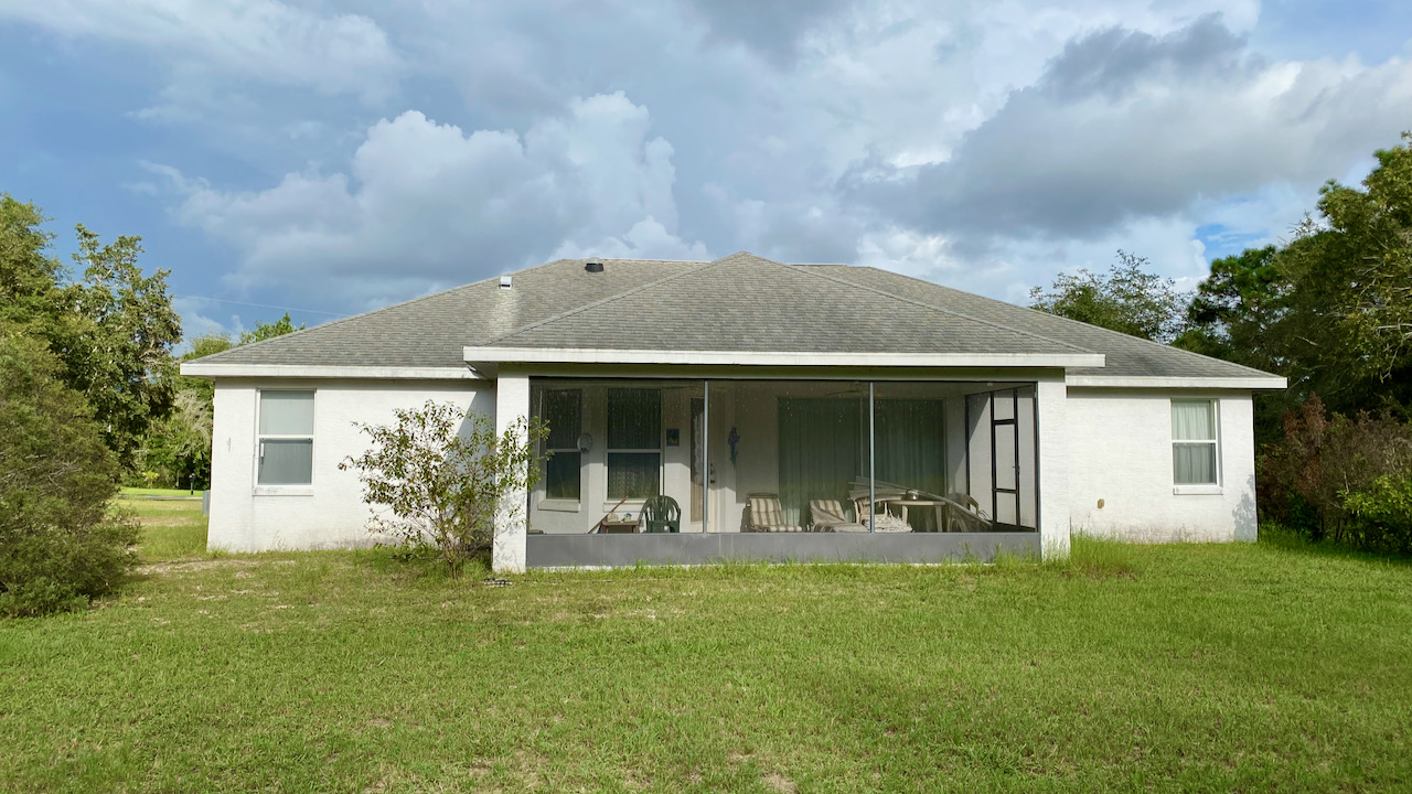 SOLD at auction 3BR/2BA on 1± AC in Pine Ridge Beverly Hills, FL