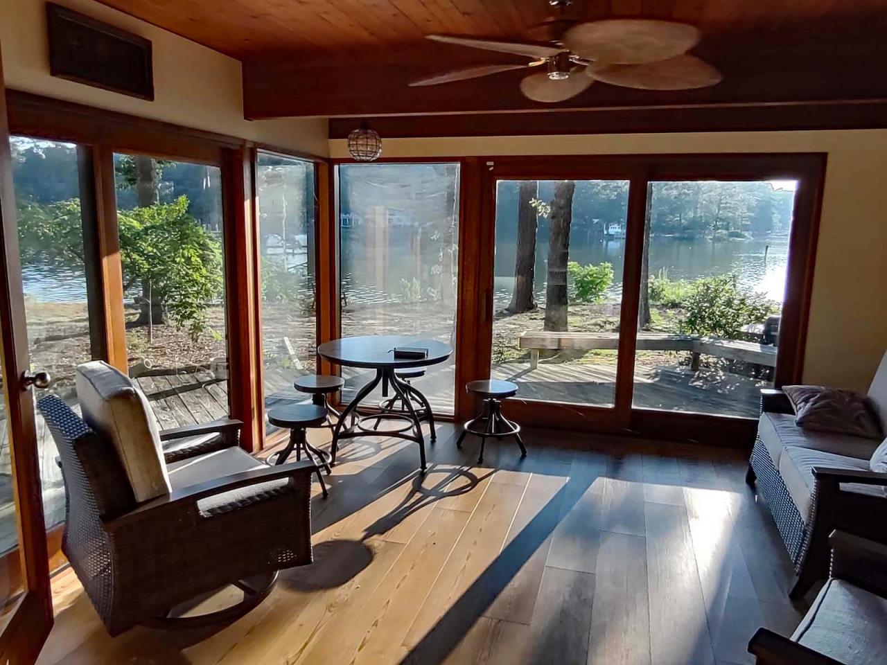 SOLD at auction Deck Home Waterfront w/Deep Water Dock Lottsburg, VA