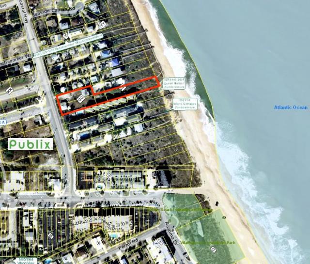 SOLD at auction Vilano Beach Oceanfront, St Augustine FL St