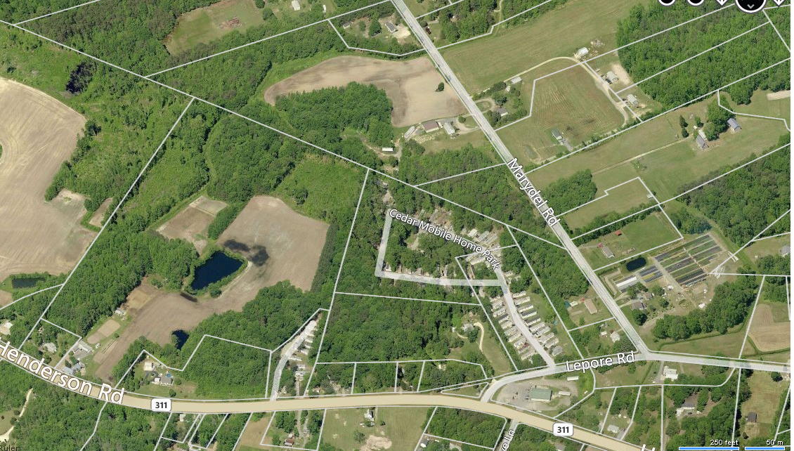 SOLD at auction Foreclosure Mobile Home Parks on 42+ Acres Marydel, MD