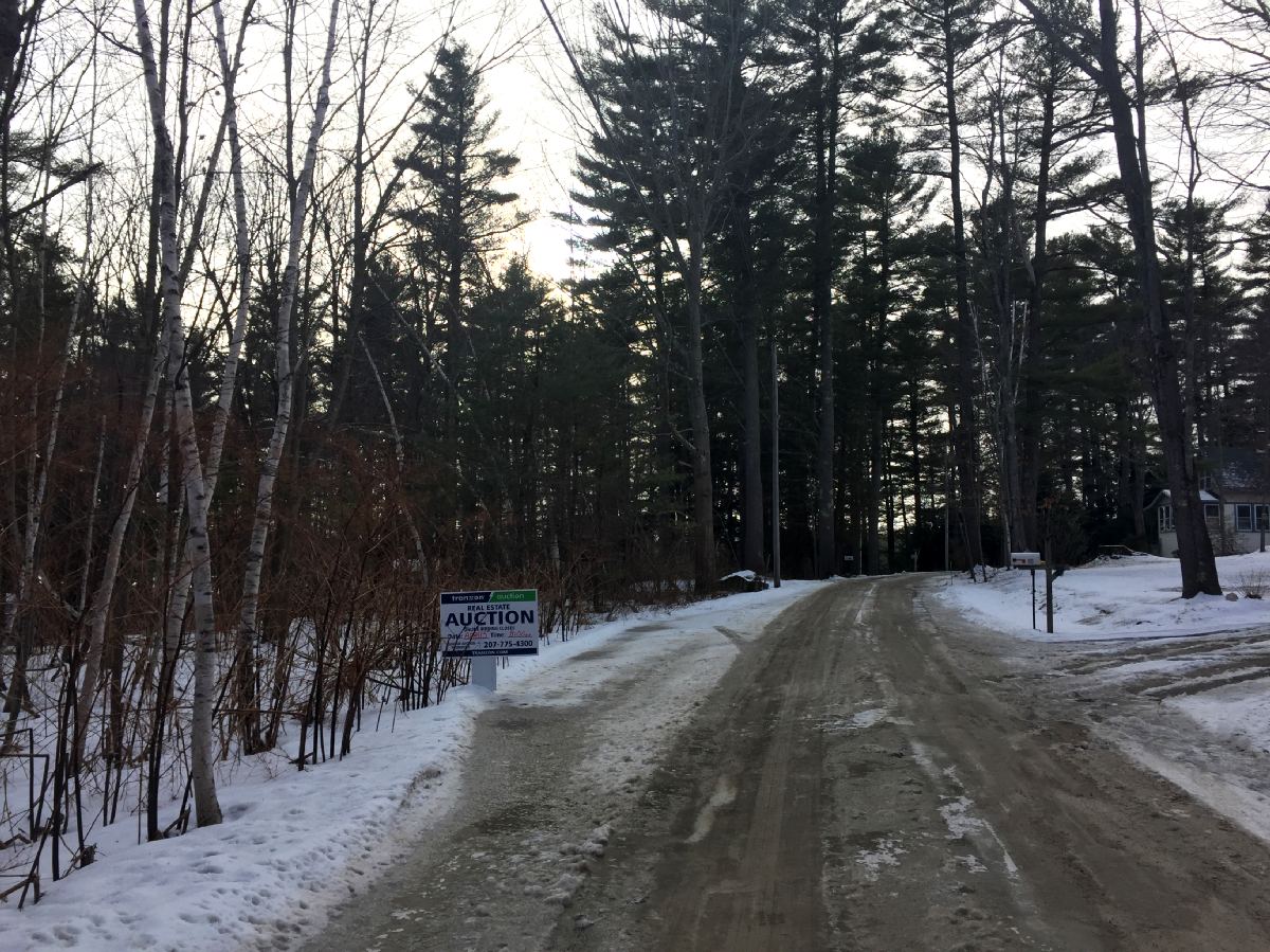 SOLD at auction Land Near Taylor Pond Auburn, ME