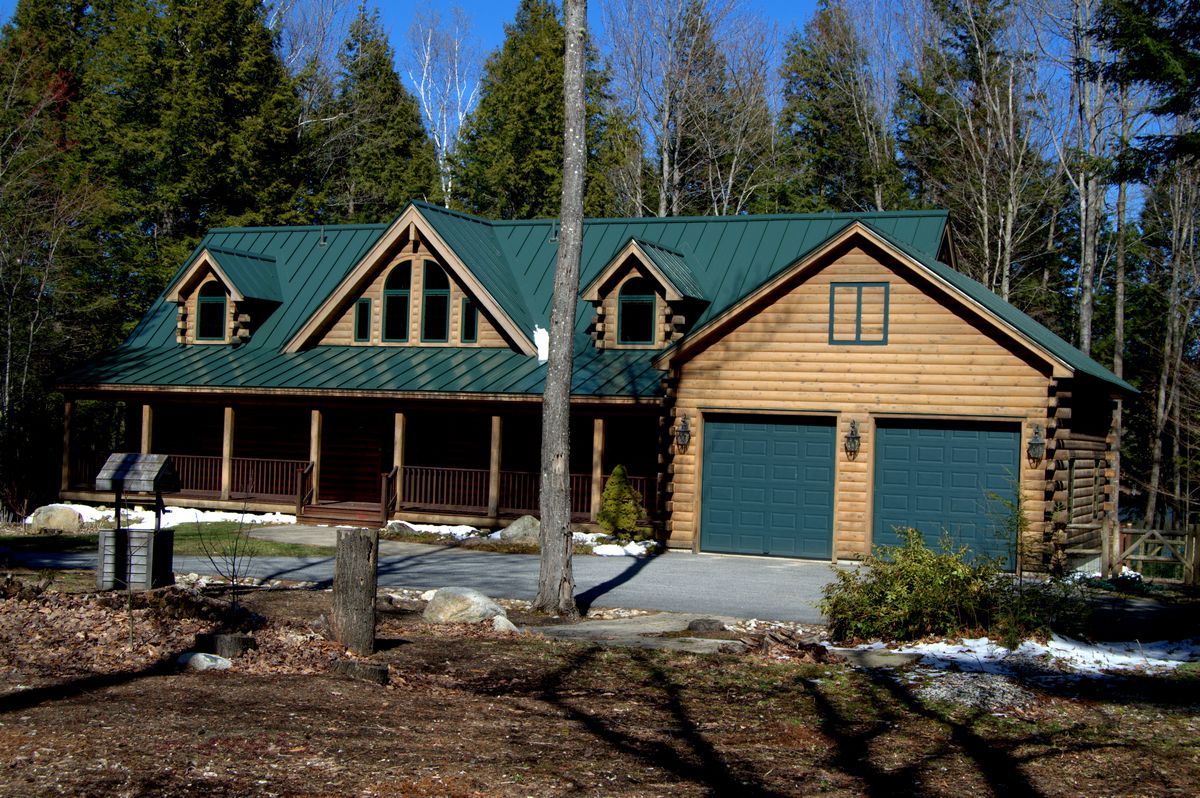 SOLD at auction Lender Ordered Waterfront Classic LogStyle Home