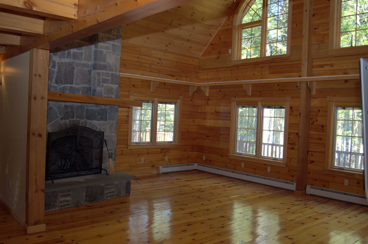 SOLD at auction Lender Ordered Waterfront Classic LogStyle Home