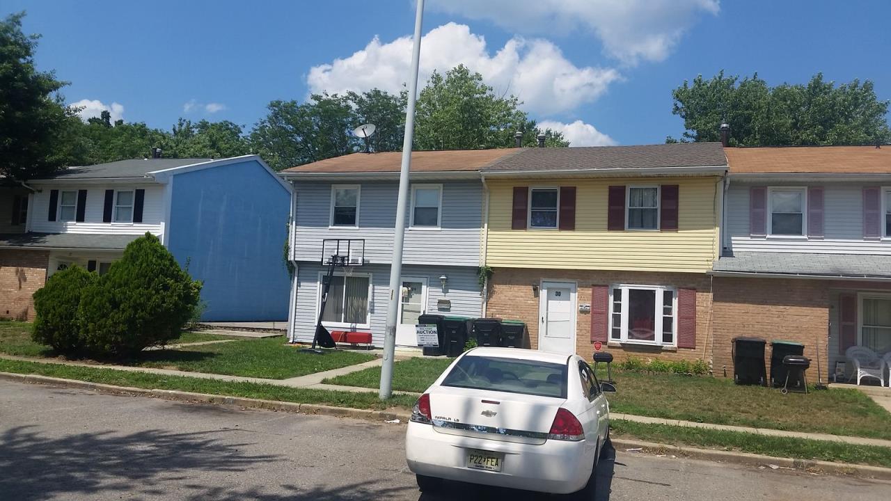 SOLD at auction Bank Owned Townhouse Winslow Township, NJ