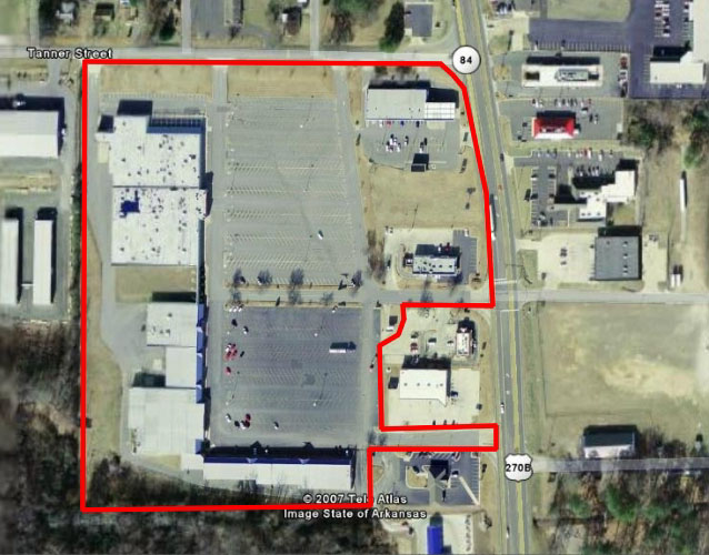SOLD at auction 145,815+/ s.f. Shopping Center, Malvern, AR